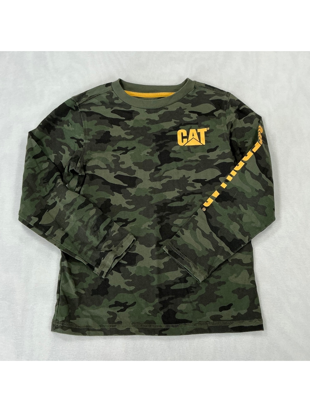 Caterpillar Boys' Camo Long Sleeve Shirt Size 7
